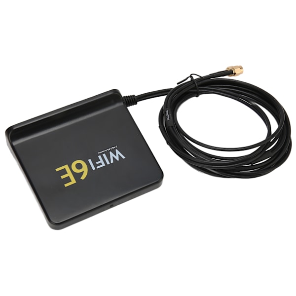 WiFi6E Trådløst Nettverkskort Antenne Omnidireksjonell 4dBi Høy Forstening 2.4GHz 5.8GHz WiFi Nettverkskort Antenne med SMA Port Svart