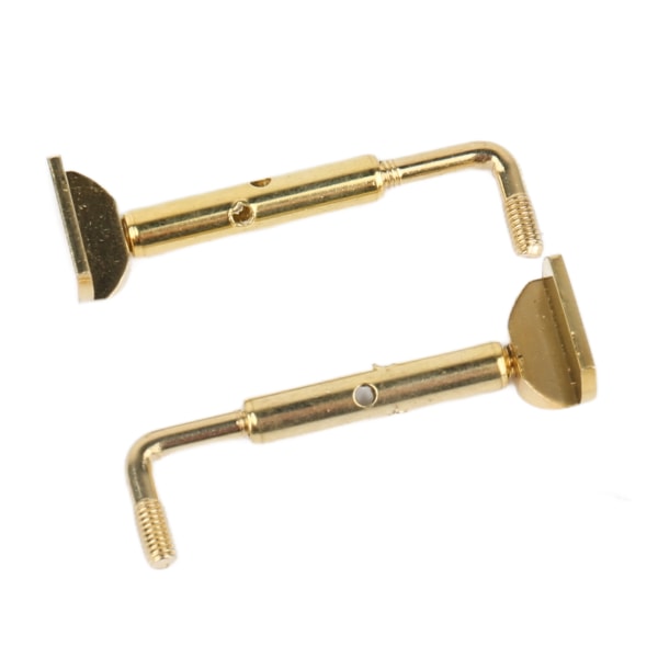 2 stk Fiolin Fine Tuner Tone Kvalitetsforbedring Nøyaktig Fiolin String Finjuster for Erstatning Tuning