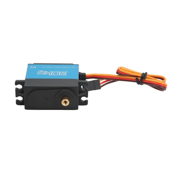 RC 30KG Servo 30KG Alumiiniseosmetallivaihteet Nopea vaste Vesitiivis RC-ohjausmoottori 25T metalliohjausvarrella
