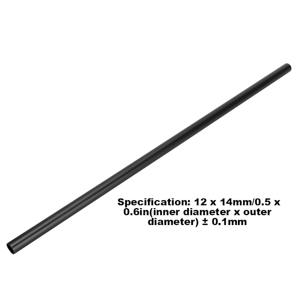 14mm Aluminiumlegering Hardrørtilbehør for Datamaskin PC Vannkjølingssystem Svart
