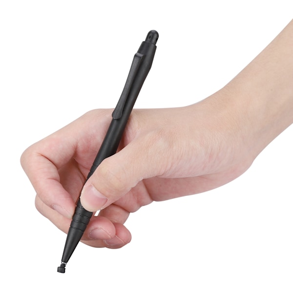 Pennklämma Typ 4mm Skrivande Touch Stylus Mobiltelefon Surfplatta Hög Precision Stylus Penna (Svart)