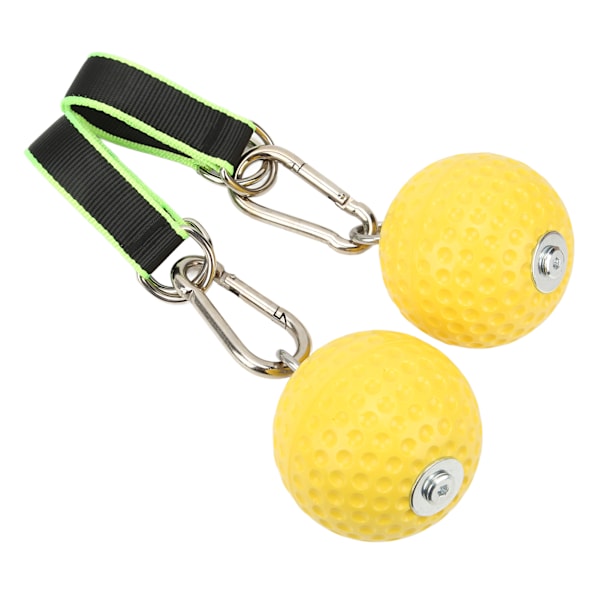 Climbing Pull Up Hand Grips Ball Set med Webbing Spänne Fitness Halkfri Arm Styrketräning Träningsboll 97 mm