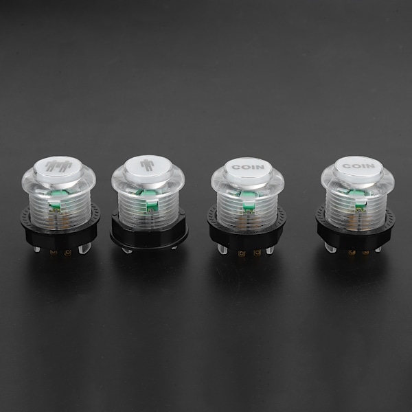 Plast Hårdvara DIY Arkadspel Joystick Knapp Kabel Kit Fighting Special Konfiguration