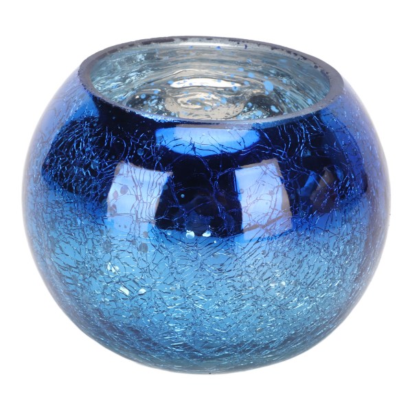 Gradient Blue Glass Tea Light -teline
