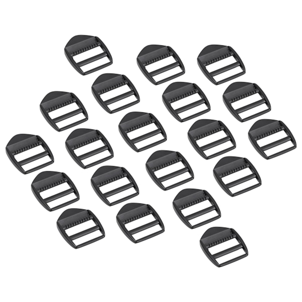20 st Justerbara Spännen DIY Produktion Portabelt Metallbältesspänne för Paket Handväska Bälte