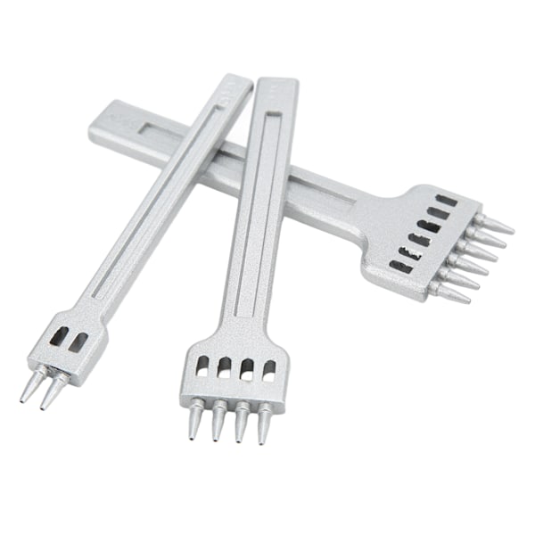 Lær Syl 2 Tenner 4 Tenner 6 Tenner Sink Legering Hvit Fin Glans Stor Åpning Utslipp Speilfinish Søm Syl 5mm