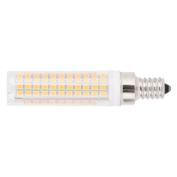 E12 LED-majslampa 1200LM 136LED dimbar glödlampa för ljuskrona taklampa vägglampa 110V varmvit