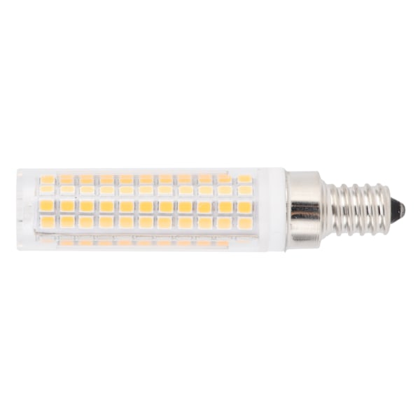 E12 Pære LED Maislampe 1200LM 136LED Dimbar Pære for Lysekrone Taklampe Vegglampe 110V Varm Hvit