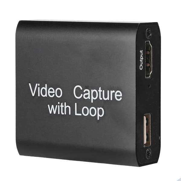 High Definition Live USB Extern för Switch Spel USB till HDMI med Loop Out Capture Card