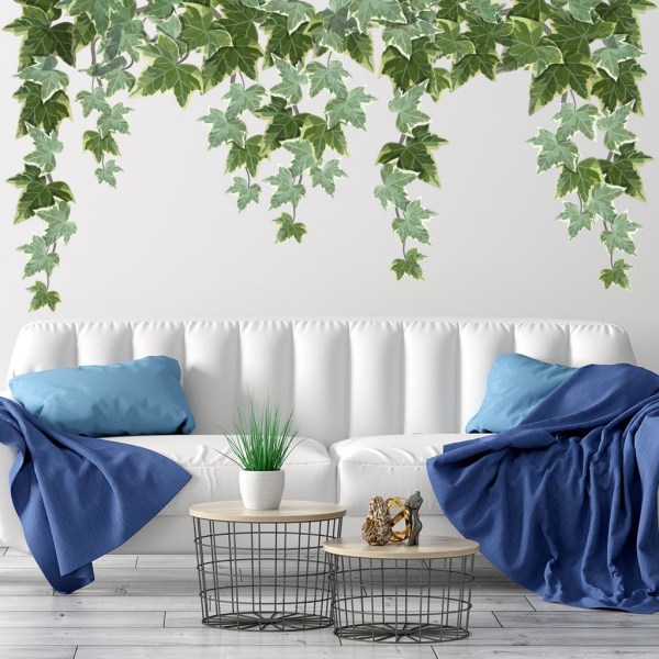The Green Vine Wall Stickers Mural Stickers for Soverom Stue Vegg TV