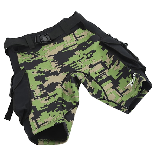 2,5 mm Dykning Våddragt Shorts Solbeskyttelse Hurtigtørrende Tætte Badebukser Snorkling Surfing Dykker Shorts M Længde (45 cm) Talje (73-83 cm)