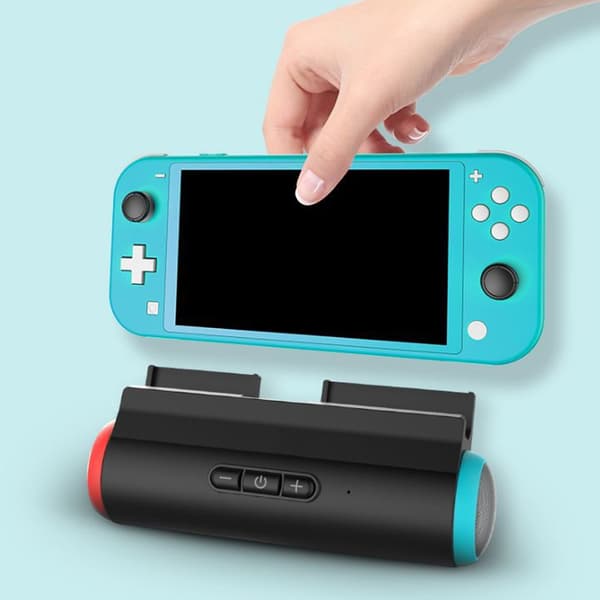 PG-9171 Gamepad Kontrollerholder Stativ Ladebase med Høyttaler for Switch Lite