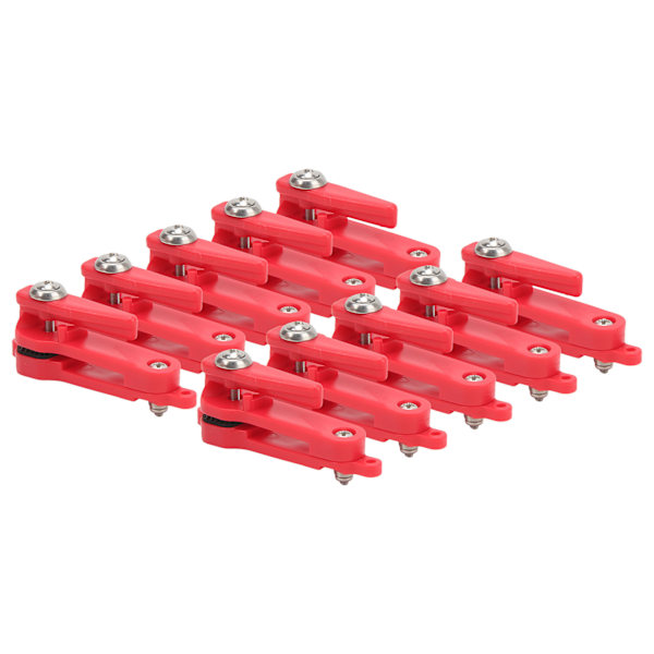 Heavy Duty Snap Release Clips - Set med 10 - Lätt och bärbar - Trolling Clips för offshorefiske