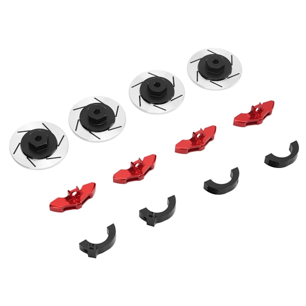 12 mm alumiininen jarrulevy pyörän kuusiokoloadapteri Tamiya CC02 CC 02 1/10 RC-auton päivitysosiin Punainen
