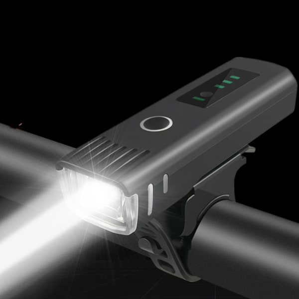 Cykellampor Set Mountainbike LED-lampa Smart Sensor Framlampa Baklampa för Utomhussporter Nattkörning