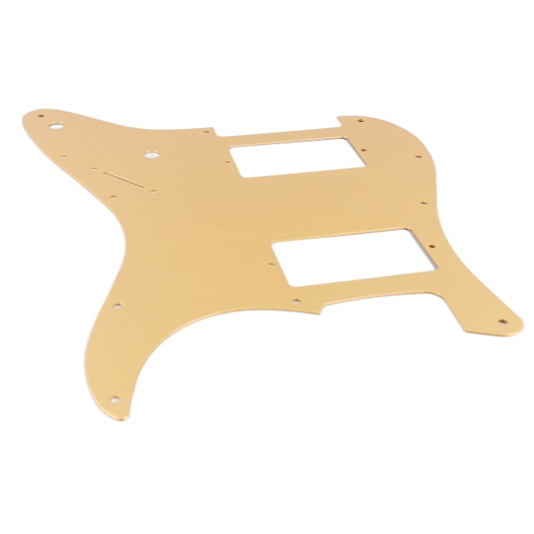 Elektrisk gitar pickguard aluminiumslegering 2 Humbucker gitarer Pick Guard skrapeplate luksus gullfarge