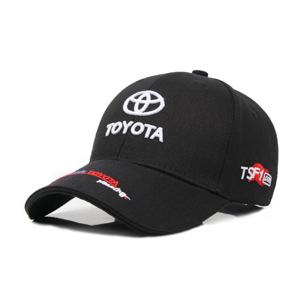 TOYOTA baseball- cap F1- cap kaarevalierinen cap - musta