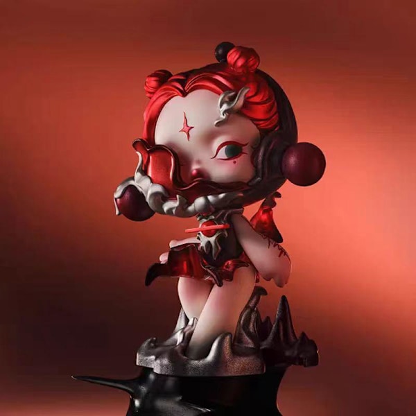 POP MART SKULLPANDA Voice Series Rörlig Docka Blind Box Heminredning Gåva 3