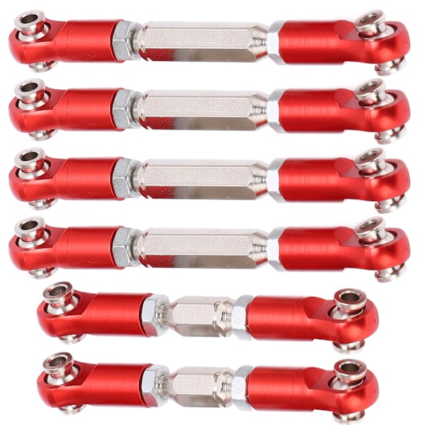 Aluminium Spændebøjle Camber Link Justerbar Camber Link med Stavænder til ARRMA Senton 1/10 RC Bil Rød