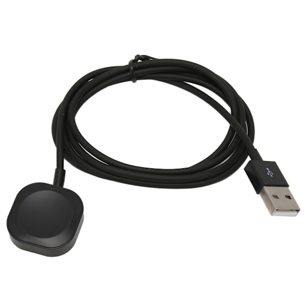 Urværk Oplader USB Magnetisk Opladning 2.5W Hurtig Opladning Ur Opladningskabel til IOS Watch Series 8 7 6 5 4 3 2 1 SE Sort Kvadrat