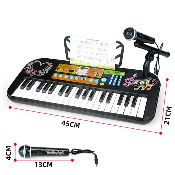 Electronic Digital Piano Children Household Portable Keyboard Piano for Beginners 37 Key