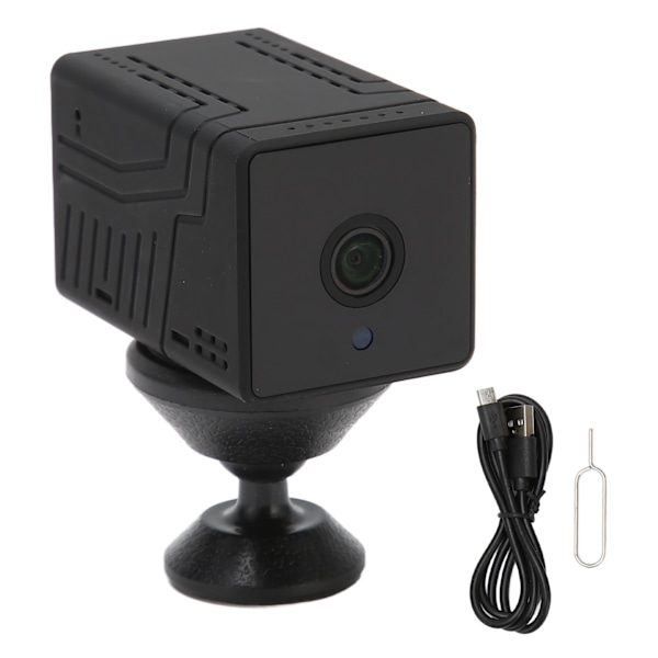 Mini Kamera WiFi Liten Portabel Nanny Cam med Video 1080P med Telefon App Rörelsedetektering Mörkerseende