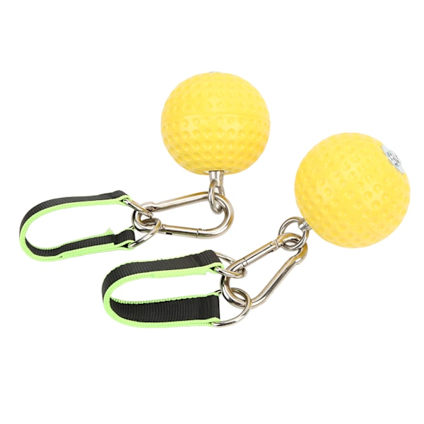 Climbing Pull Up Hand Grips Ball Set med Webbing Spänne Fitness Halkfri Arm Styrketräning Träningsboll 97 mm