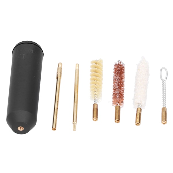 Rengöringsborste Set Borst Mässing Fosforbrons Handhållen Hushållsflaska Borste Rengöring för Vas Sänka Svart Plast Hink Förpackning 9mm Set