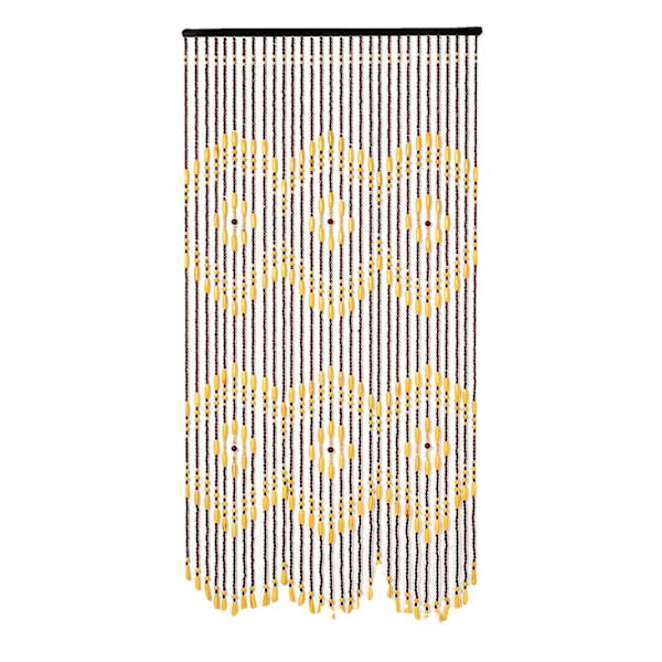 Perleforheng i tre til dører, stue dører, retro stil romdeler, skap partisjoner, håndlagde forheng, 31 tråder, 90 x 175 cm