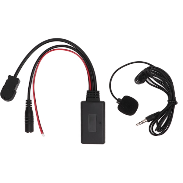 Trådlös Bluetooth AUX-ljudkabeladapter med mikrofon för Alpine AI Net bilstereo