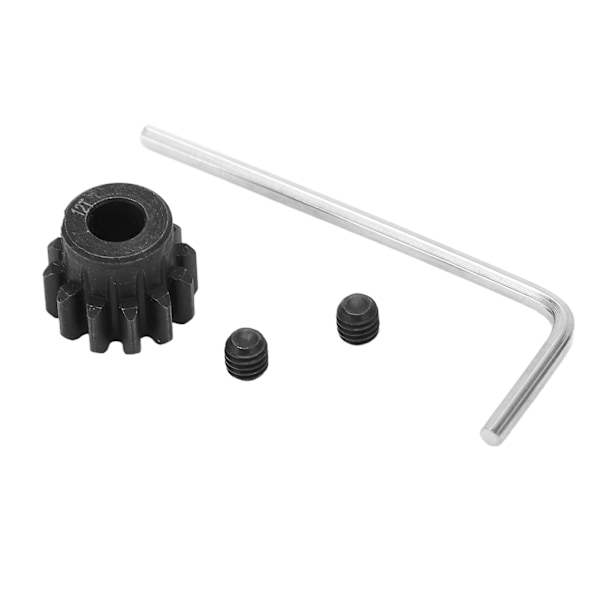 RC Motor Gear 12T Stålmotor Pinion 1.0M för LOSI Lasernut U4 Tenacity 1/10 modell bil 5mm axelmotor