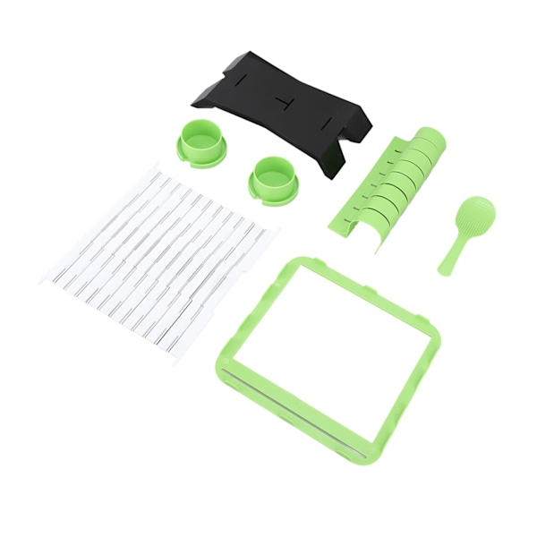 Sushi Making Kit i plast - Multifunktionell DIY Sushi Maker Rolling Kit för risbollar snacks