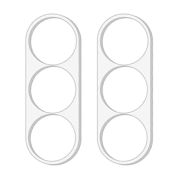 2-pack Camera Protector for Samsung Galaxy Z Fold7 5G, 3D Arc Edge Scratch Protection Tempered Glass Lens