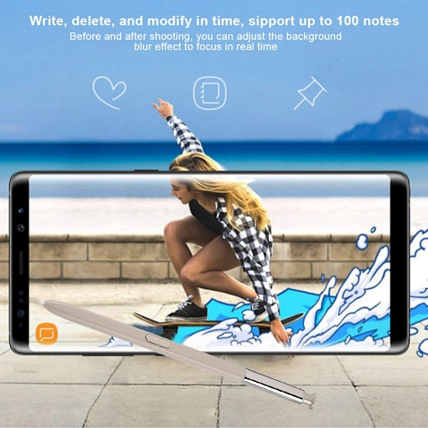 Stylus S Pen för Samsung Galaxy Note8 N950U N950W N950FD N950F Guld