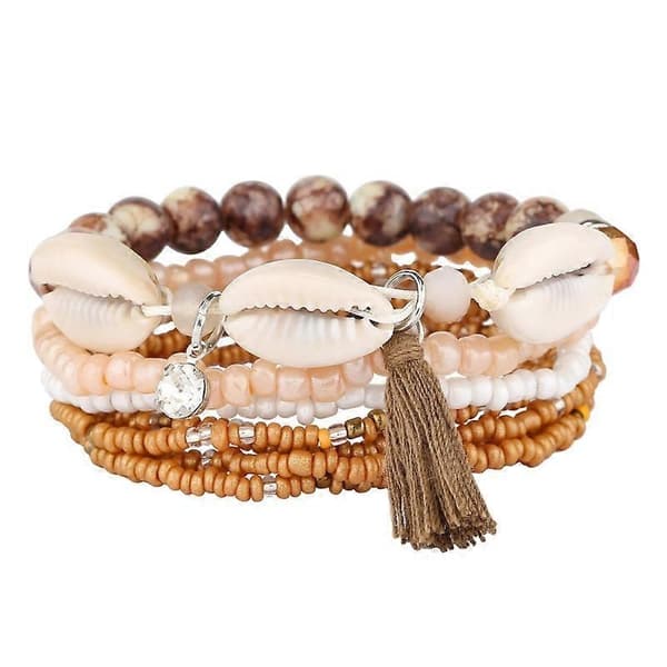 Bohemian Tassel Multilayer Bracelets, Handmade Wrap Bracelets