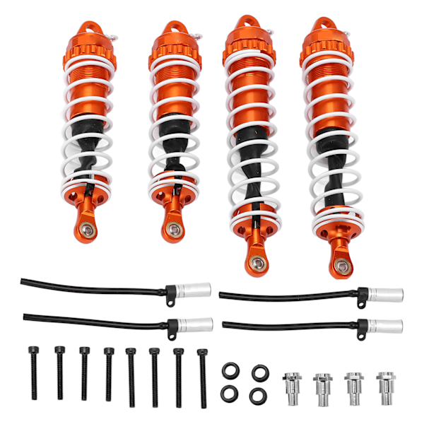 RC Stødabsorbere Reservefjedre Stødabsorbere Aluminiumlegering til ZD Racing 1/7 DBX-07 Orange