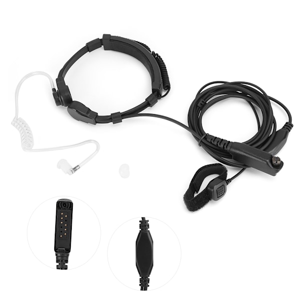 STP9000 Skalbart Halsmikrofon Vibrations WalkieTalkie Headset Radio Monitor Hörsnäcka