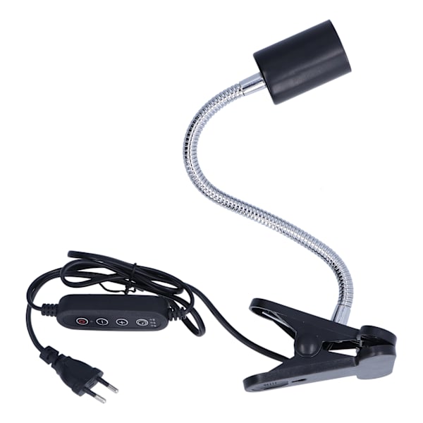 Krybdyr Varmelampeholder Krybdyr Solbad Lampeholder med Tidsfunktion E27 EU Stik 220V
