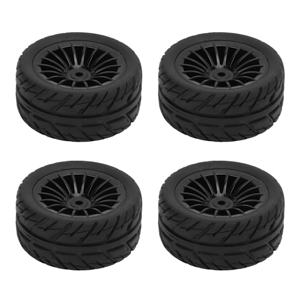 4st gummidäck Starkt grepp Kraftfullt buffrande racerbilsdäck för UD1601 UD1602 UD1603 UD1604 UD1607 SG1603 SG1604 Svart