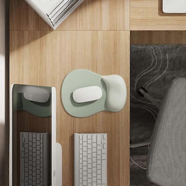 Office Mouse Pad with Wrist Rest - Non-Slip