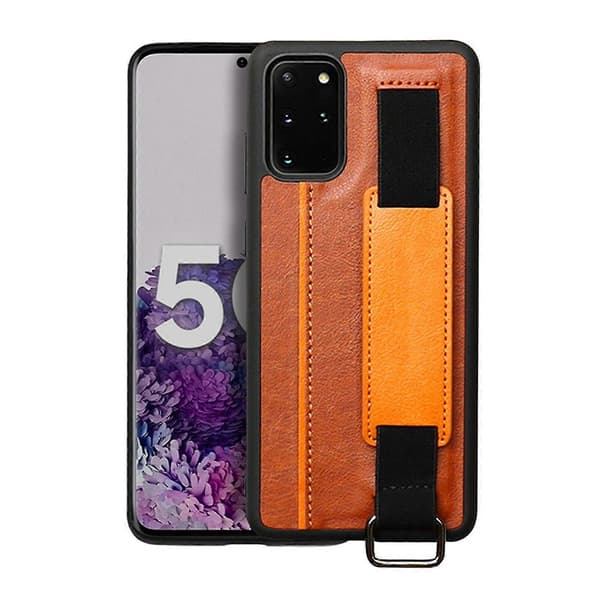 Leather Case Compatible with Samsung Galaxy S22 Ultra/s22+/s22, Shockproof Protective Case with Wrist Strap
