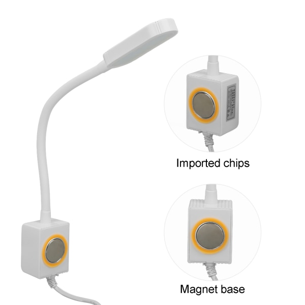 Ompelukoneen valo 3-nopeuksinen Smart Touch -ompelukoneen silmäsuojaus-LED-valo magneetilla