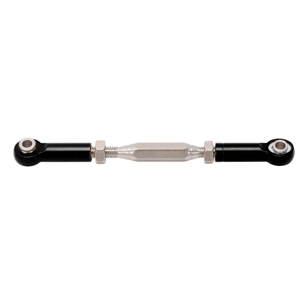 Justerbar RC servolänk dragstang metall styrestang for JLB 1/10 RC lastebiler Svart