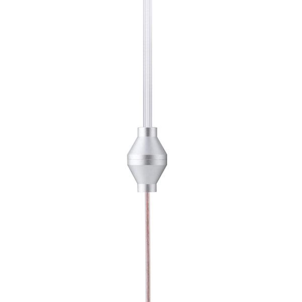 In-ear headset luftrør sikkerhedsøretelefon med mikrofon til IOS til Android Transparent Single