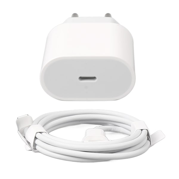 20W Puhelimen Lataussovitin Type C - IOS-liitäntäkaapeli Pikalataus PD Seinälaturi 1 metrin Latauskaapelilla Iphonelle EU-pistoke 100‑240V