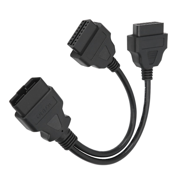 16-stifts OBD2-kabel 1-till-2 förlängningssplitter Bildiagnostikkontakt Adapter 30 cm förlängningslängd