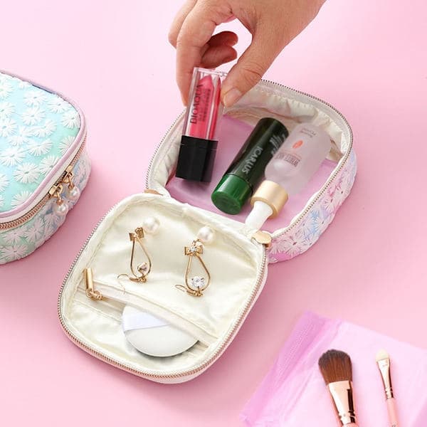 Sanitetsbindpose Sanitærpose Organizer Holder Broderi