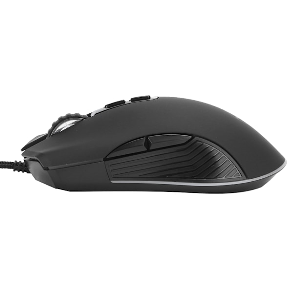 USB Trådbunden Spelmus med RGB-bakgrundsbelysning Tyst Bekvämt Grepp Ergonomisk Justerbar DPI