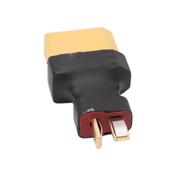 XT90 til T-adapter Holdbar Gummi Plast Kobber Bred Kompatibilitet XT90 Hunn til T Hane Adapter for RC Bil Fly Båt