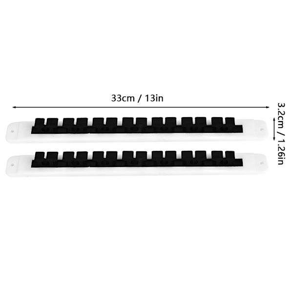 2 stk. Fiskestang Rulleholder Garage Loftmontering Stang Rack Organizer